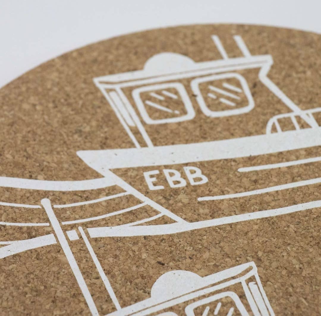 Cork Placemat Set Ebb &Amp; Flo