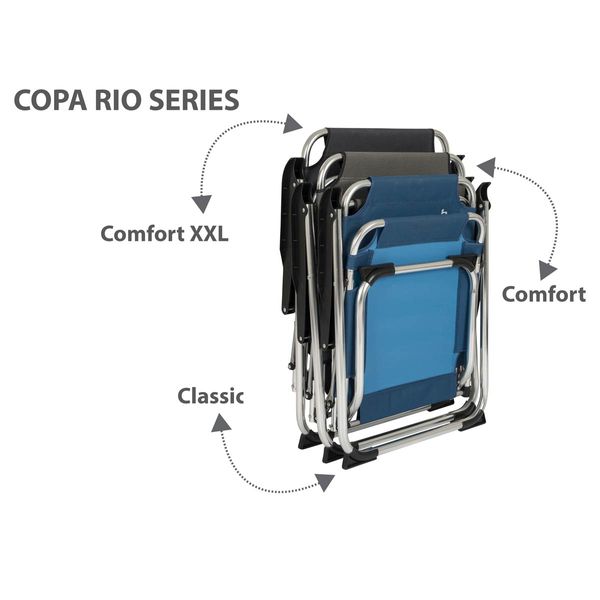 Bo-Camp Chair Copa Rio M Aluminium Forest