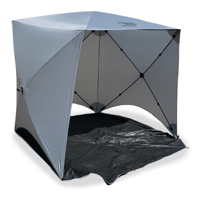 Quest Screen House 4 Mini pop up Gazebo - Grey
