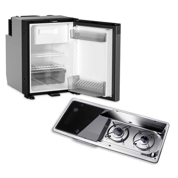Dometic NRX50 Fridge and 9722 Hob/Sink Unit Bundle (Sink on Left) - Suitable For Volkswagen T6