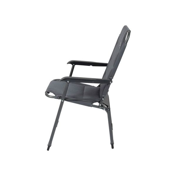 Bo-Camp Chair Copa Rio Air M Padded Aluminium Grey