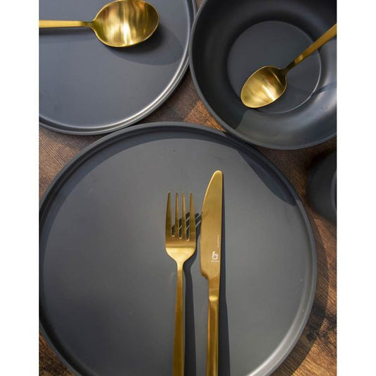 Bo-Camp Industrial Collection Cutlery Fairbanks 16 Pieces Gold