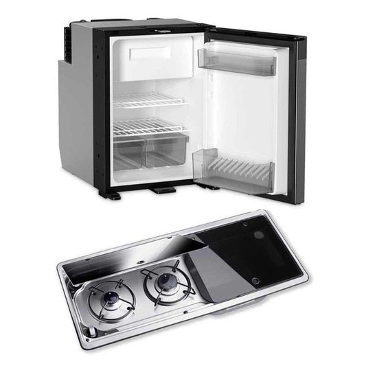 Dometic NRX50 Fridge and 9722 Hob/Sink Unit Bundle (Sink on Right) - Suitable For	Volkswagen T6