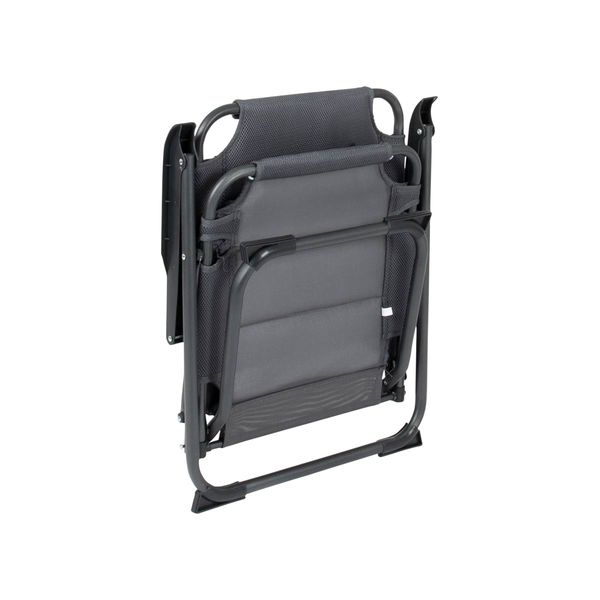 Bo-Camp Chair Copa Rio Air M Padded Aluminium Grey