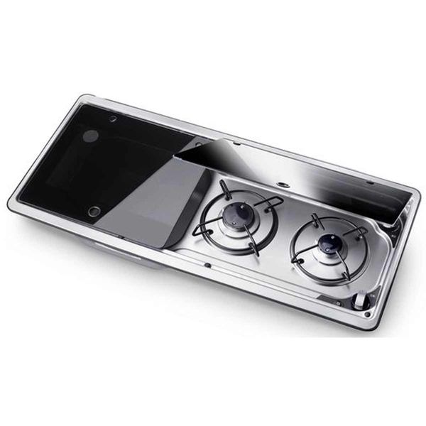 Dometic NRX50 Fridge and 9722 Hob/Sink Unit Bundle (Sink on Left) - Suitable For Volkswagen T6