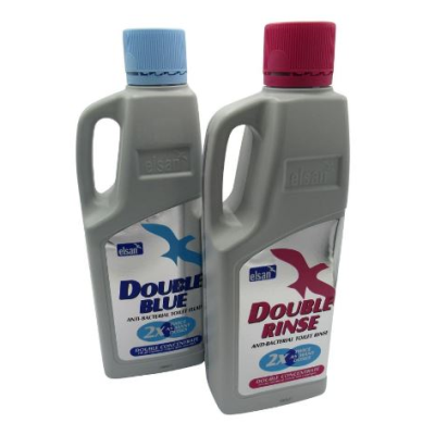 Elsan Concentrated Formaldehyde Free Blue 1L & 1L Double Rinse