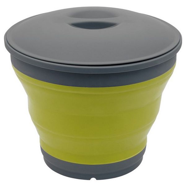 Collaps Bucket with Lid Green