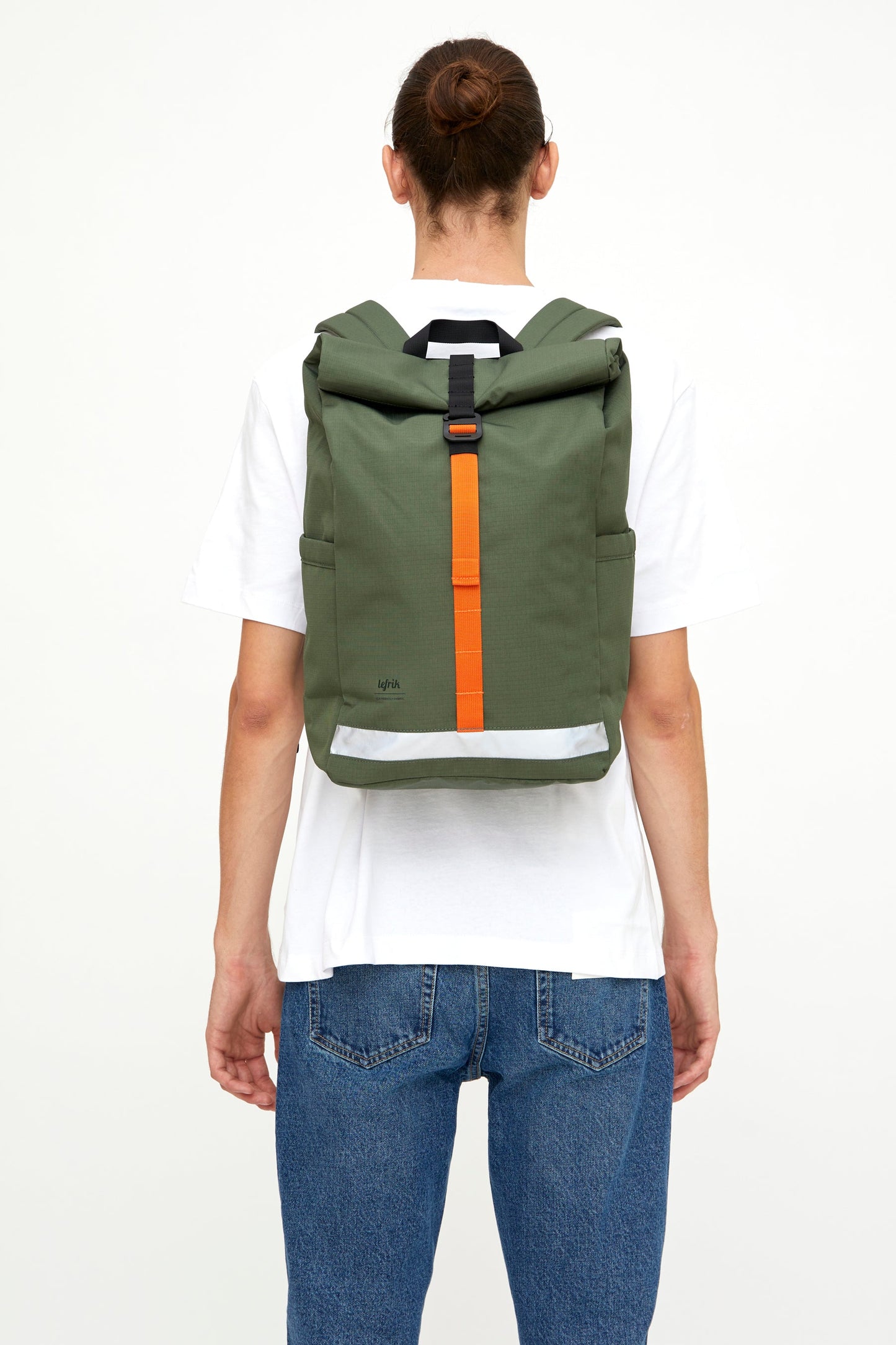 LEFRIK Lars Roll Top Backpack - Vandra Pine Ripstop