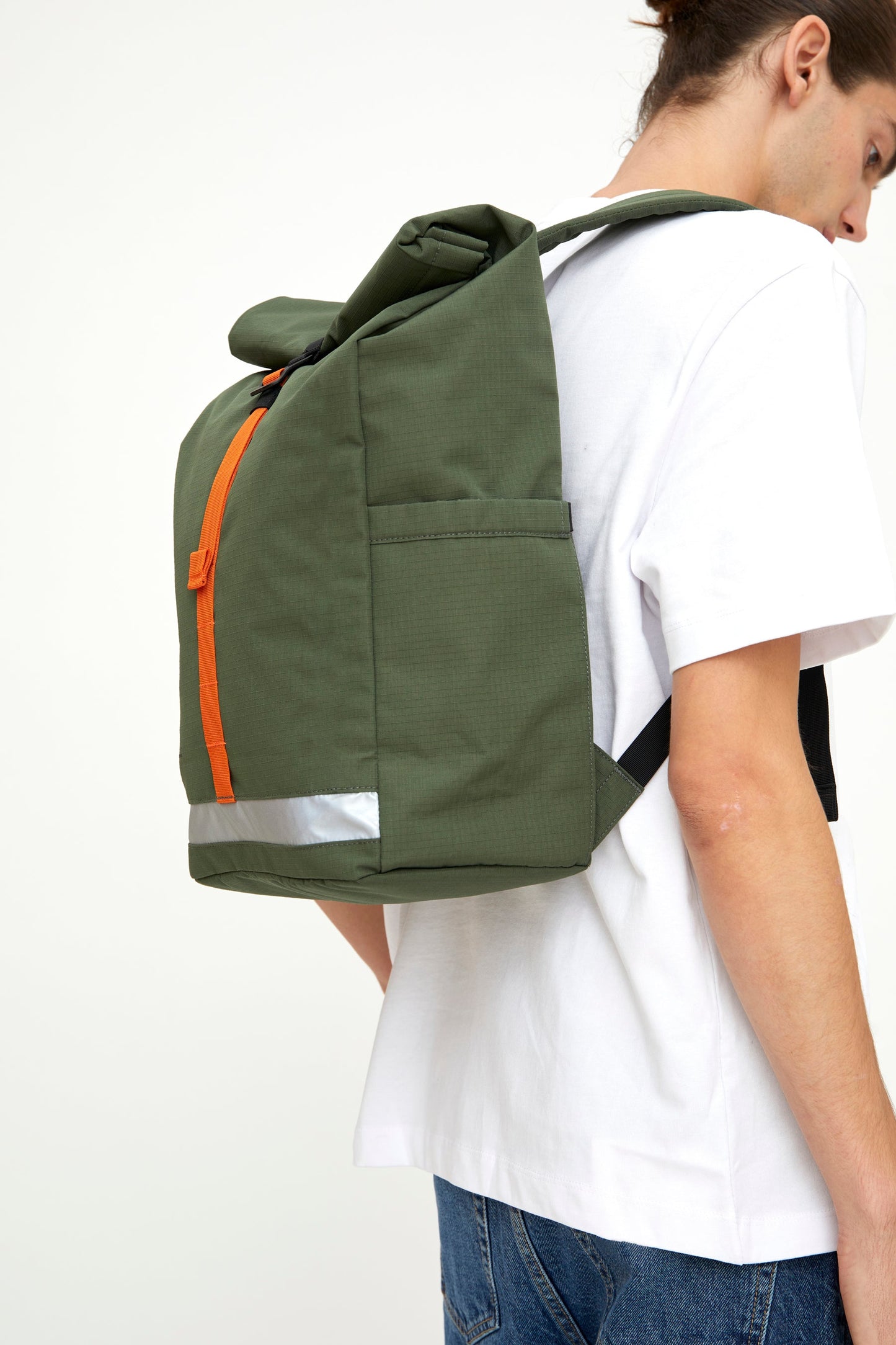 LEFRIK Lars Roll Top Backpack - Vandra Pine Ripstop