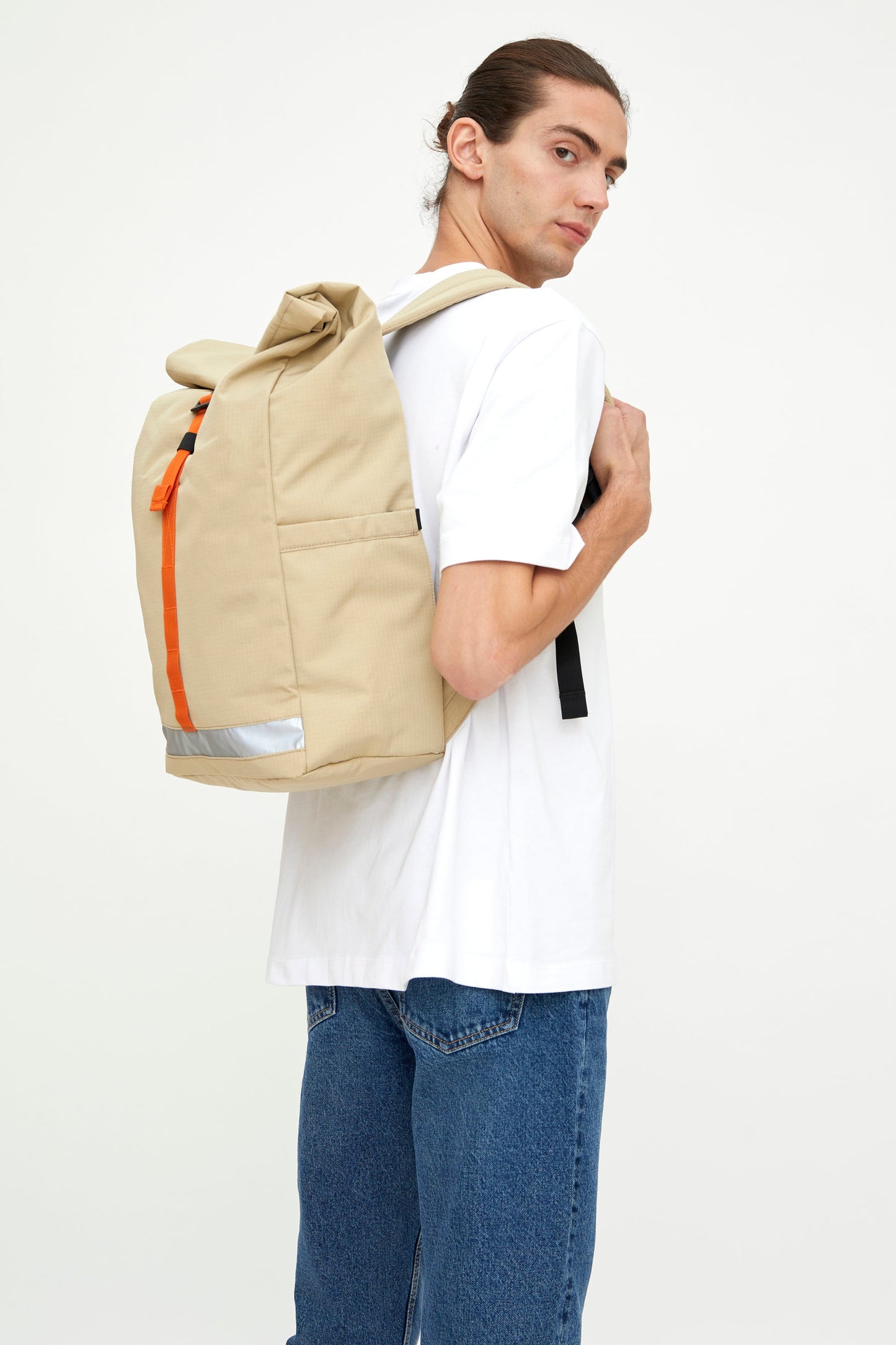 LEFRIK Lars Roll Top Backpack - Vandra Stone Ripstop