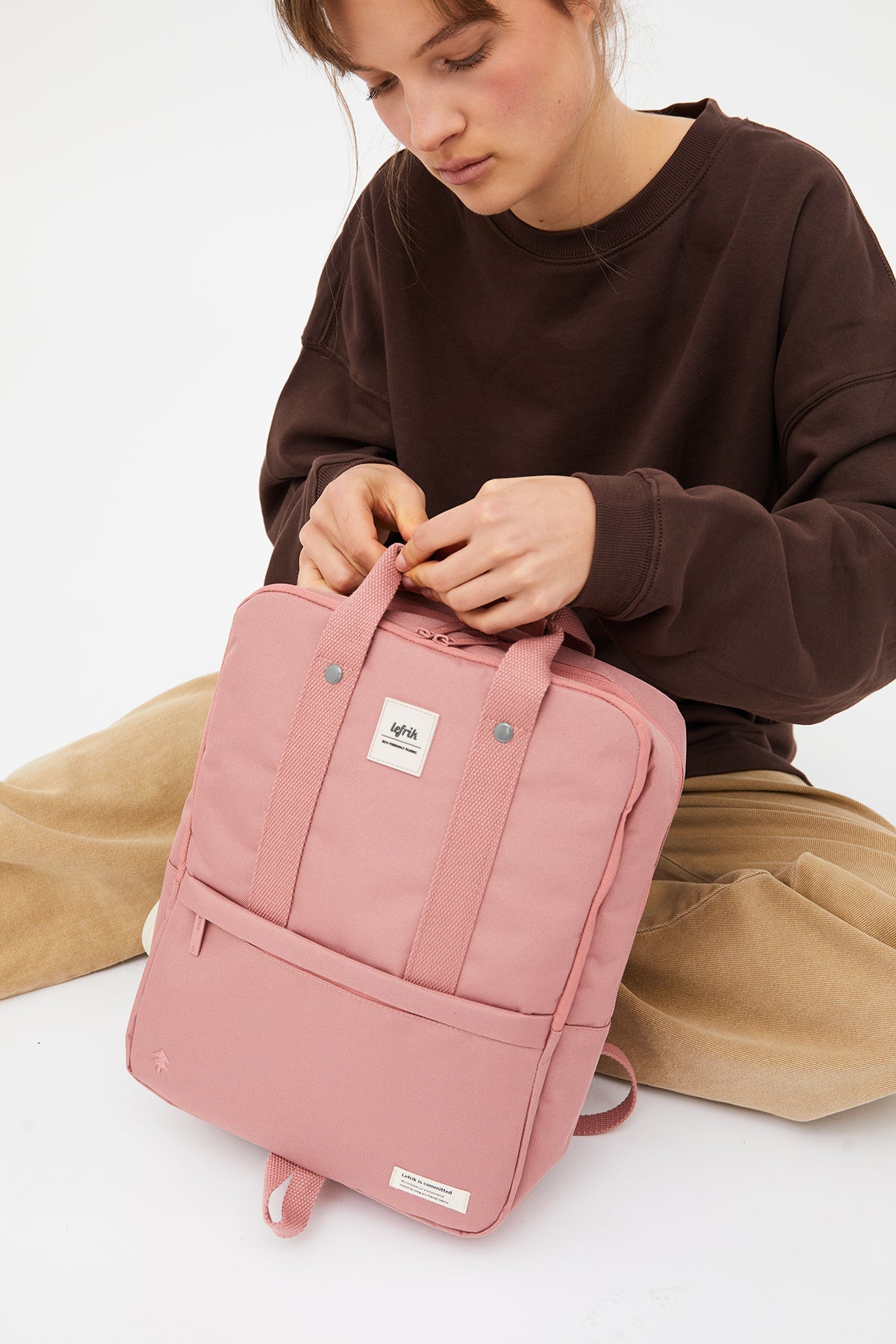 LEFRIK Daily Smart 13" Backpack - Dusty Pink