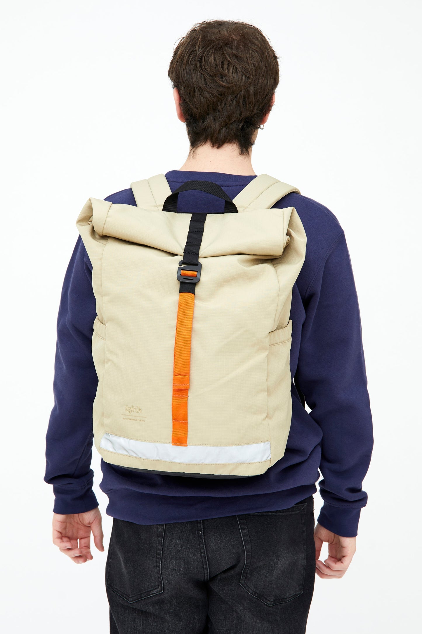 LEFRIK Lars Roll Top Backpack - Vandra Stone Ripstop