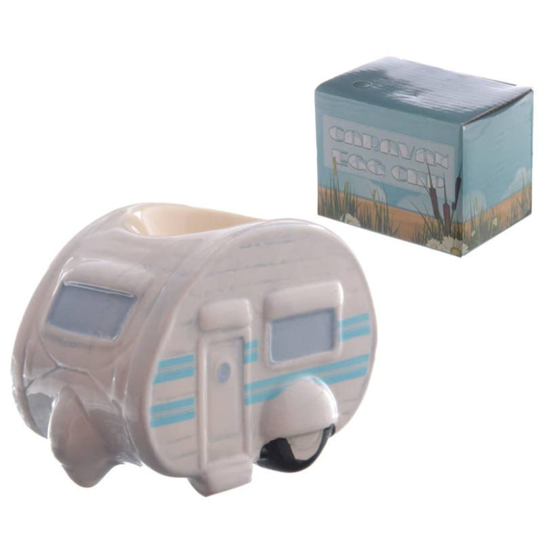 Ted Smith Ceramic Caravan Egg Cup