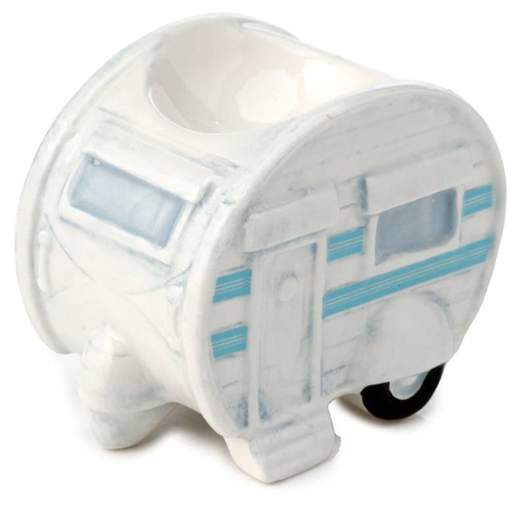 Ted Smith Ceramic Caravan Egg Cup