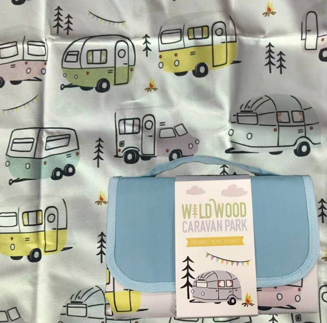 Wildwood Caravan Picnic Blanket