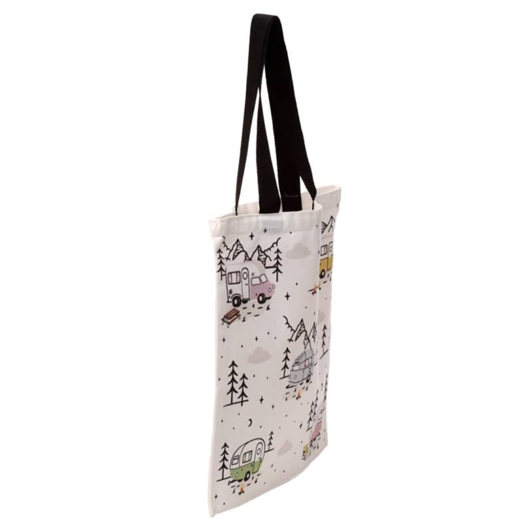 Wildwood Caravan Reusable Zip Up Cotton Bag