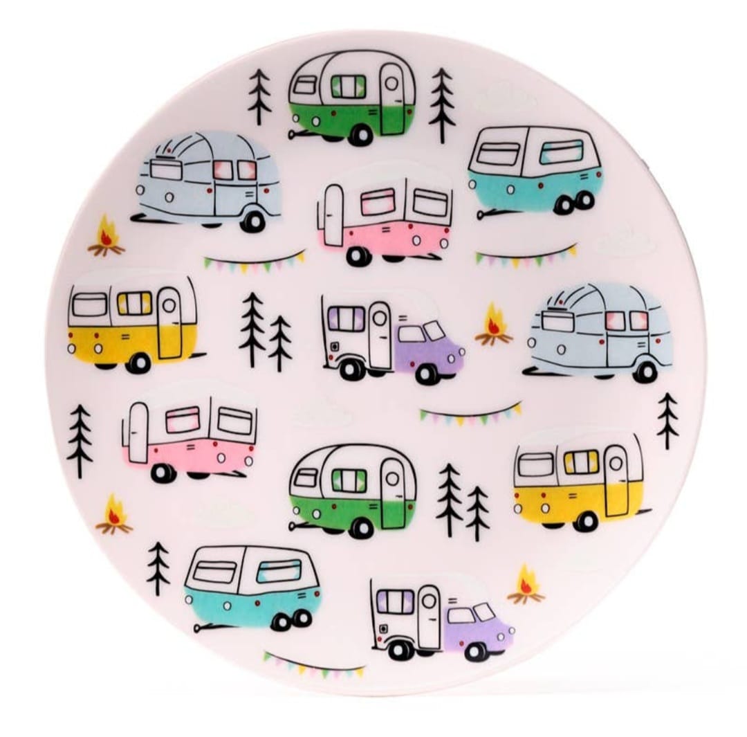 Wildwood Caravan Set of 4 Recycled Rpet Picnic Plates