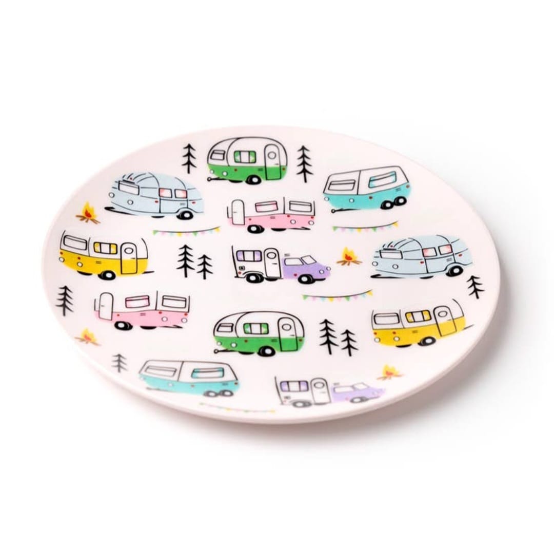 Wildwood Caravan Set of 4 Recycled Rpet Picnic Plates