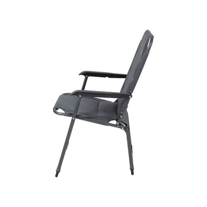 Bo-Camp Chair Copa Rio Air M Padded Aluminium Grey