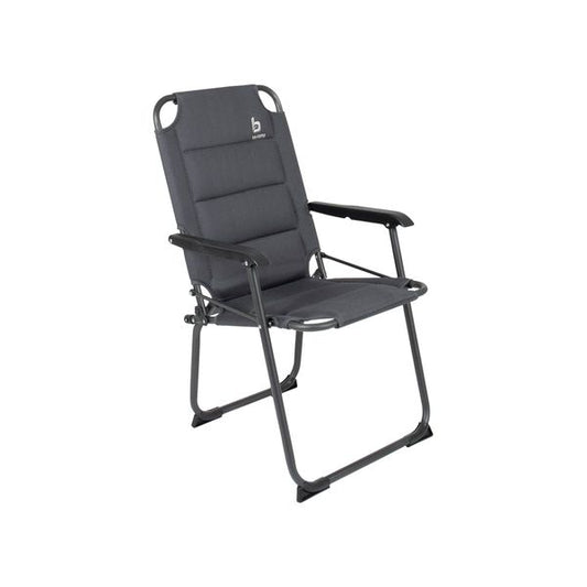 Bo-Camp Chair Copa Rio Air M Padded Aluminium Grey