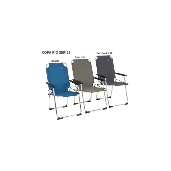 Bo-Camp Chair Copa Rio M Aluminium Graphite