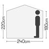 Screen House 4 Pro pop up Gazebo - Grey